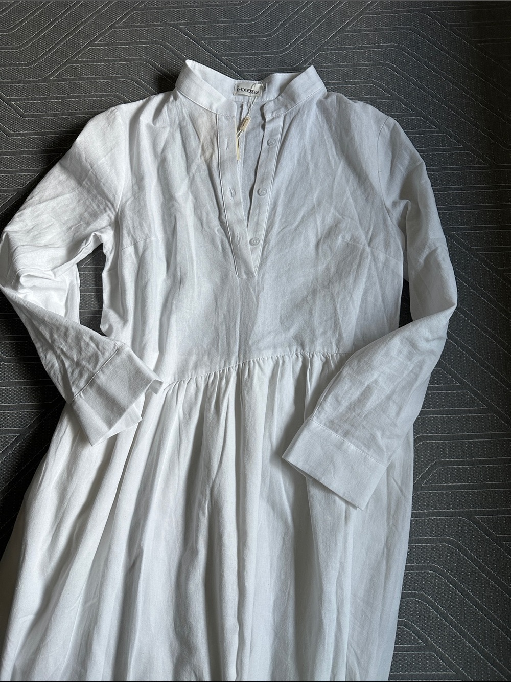 Modesees kind sleeve linen dress NWT - Picture 3 of 4